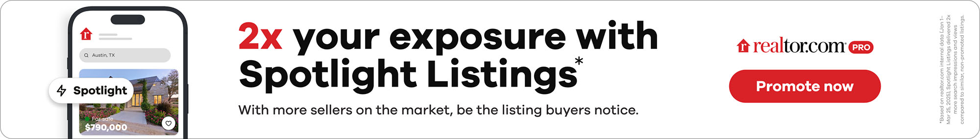 With more sellers on the market, be the listing buyers notice - Promote now